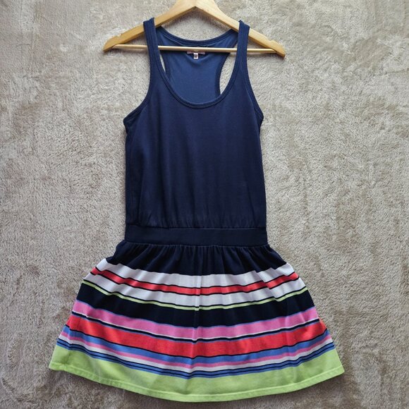 Juicy Couture Dresses & Skirts - Juicy Couture Summer Dress Racer Back Multicolor Striped Sleeveless Size XS